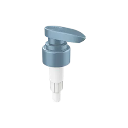 33-410 Ribbed PP Lotion Pump with Flat Head, 4cc Dosage