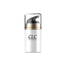 0.5oz / 15ml PP Cylinder Airless Pump Bottle, 0.4cc Dosage