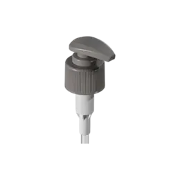 28-410 Ribbed PP Lotion Pump with Wide Paddle Head, 2cc Dosage
