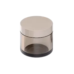 2.5oz/75ml PETG Premium Straight-Sided Jar with PP Sealing Disc & Cap