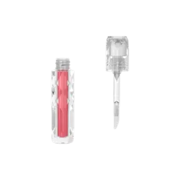 1.4ml Mini PETG Diamond-Cut Luxury Lip Gloss Tube with Classic Doe Foot Applicator