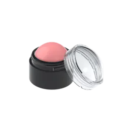 0.09oz / 2.72ml Round ABS Mini Cosmetic Jar with Clear Acrylic (PMMA) Domed Lid