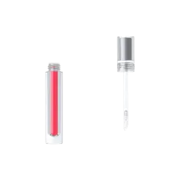 3.5ml Cylinder PETG Lip Gloss Tube with Double-Wall Cap & Doe Foot Applicator
