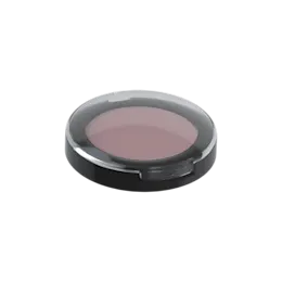 Single-Pan Round ABS Blush, Highlighter & Bronzer Compact with Fully Transparent Lid