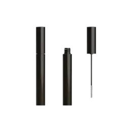 9ml / 0.3oz PETG & Aluminum Cylinder Mascara Tube with Long Nylon Bristle Brush
