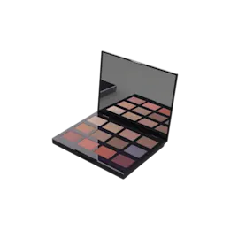 12-Pan Rectangular ABS Eyeshadow Palette with Mirror