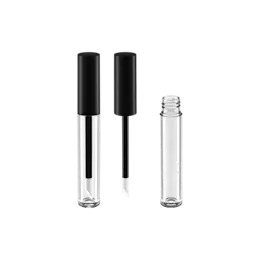 1.8ml / 0.06oz PETG Cylinder Lip Gloss Tube with ABS Cap & Customizable Wand Applicator