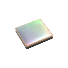 Single-Pan Rectangular 8g ABS Powder Compact with Mirror & Iridescent Top Plate