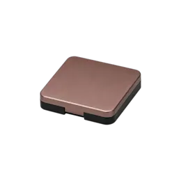 Single-Pan Square Two-Tone ABS Powder Compact with Mirror