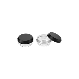 5g ABS Square Cosmetic Jar with Sifter & Integrated Mirror
