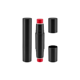 2x6g ABS Dual-Ended Cylinder Makeup Stick with 17mm Bullet Cup, Top-Fill
