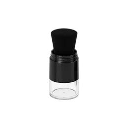 27g ABS Straight Sided Loose Powder Jar with Brush Applicator
