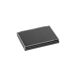 6-Pan Rectangular ABS Eyeshadow Palette with Round Wells, Mirror & Magnetic Closure