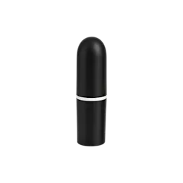 5g ABS Round Lipstick with 12.1mm Aluminum Bullet Cup & Domed Cap