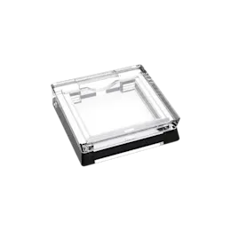 Single-Pan Rectangular Fully-Transparent AS Thick-Wall Powder Compact with Magnetic Closure