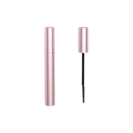 8ml / 0.27oz PETG Cylinder Mascara Tube with Metallic ABS Cap & Nylon Comb Bristle Brush