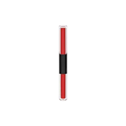 2x2.7ml / 0.09oz Double-Wall PETG Cylinder Dual-Ended Lip Gloss Tube with Customizable Doe-Foot Applicators