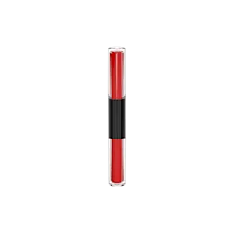 2x1.7ml / 0.06oz Double-Wall PETG Cylinder Dual-Ended Lip Gloss Tube with Customizable Doe-Foot Applicators