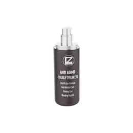 50ml / 1.7oz Refillable PET Double Wall Cylinder Airless Pump Bottle with PP Inner, 0.23cc Dosage