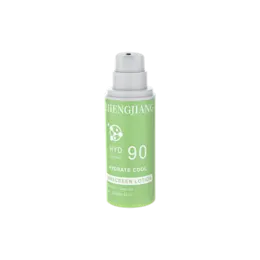 1oz / 30ml Refillable PP Double Wall Cylinder Airless Pump Bottle, 0.23cc Dosage