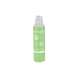 1.7oz / 50ml Refillable PP Double Wall Cylinder Airless Pump Bottle, 0.23cc Dosage