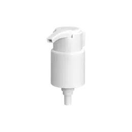 24-410 PP Teardrop Lotion Pump, 0.48cc Dosage with External Spring, Twist Lock & E-Commerce Ship Clip