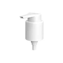 24-400 PP Flat Top Lotion Pump, 0.48cc Dosage with Twist Lock & External Spring
