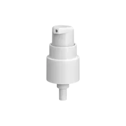 20-410 PP Slim Serum Pump, 0.23cc Dosage with External Spring & Domed Clear Overcap
