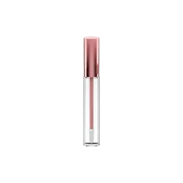 0.53oz / 15.8ml PETG Cylinder Lip Gloss Tube with ABS Cap, Wiper & Customizable Applicator