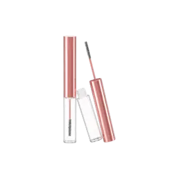 0.17oz / 5ml Cylinder PETG Mascara Tube with Tall ABS Cap & Nylon Bristle Brush