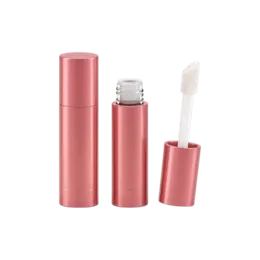 0.56oz / 16.7ml PETG Cylinder Lip Gloss Tube with ABS Cap, Wiper & Jumbo Doe-Foot Applicator