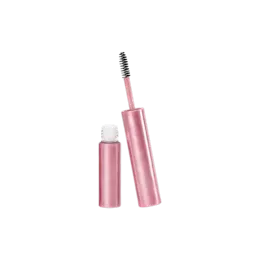 0.17oz / 5ml Cylinder PETG Mascara Tube with Tall ABS Cap & Nylon Bristle Brush