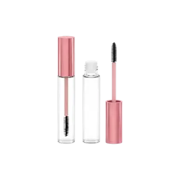 0.43oz / 12.7ml Cylinder PETG Mascara Tube with ABS Cap & Nylon Bristle Brush