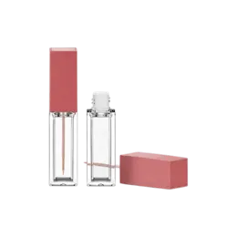 0.15oz / 4.5ml ABS Cap PETG Square Eyeliner & Lash Serum Tube with ABS Cap & Precision Brush Applicator