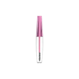 0.6oz / 17ml Tapered Round PETG Mascara Tube with Tall Tapered ABS Cap & Brush Applicator
