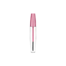 0.57oz / 17ml Tapered Round PETG Mascara Tube with Short Tapered ABS Cap & Nylon Bristle Brush