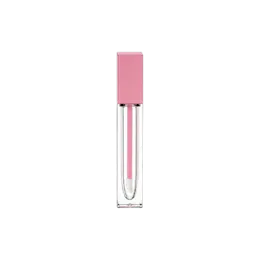 0.30oz / 9ml Thick-Wall AS Square Lip Gloss Tube with ABS Cap & Customizable Wand Applicator