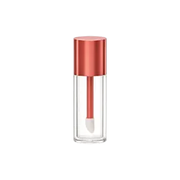 0.67oz / 19.7ml PETG Cylinder Lip Gloss Tube with Short ABS Cap & Doe Foot Applicator