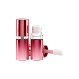 0.51oz / 15.1ml Jumbo PETG Cylinder Lip Gloss Tube with Transparent Band, ABS Cap & Customizable Doe-Foot Applicator