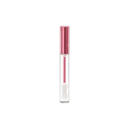 0.33oz / 9.8ml PETG Slim Cylinder Lip Gloss Tube with ABS Cap & Peanut Doe-Foot Applicator