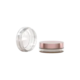 1.7oz / 51ml AS Plastic Straight Sided Cosmetic Jar with Lined ABS Cap
