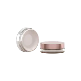 1.7oz / 51ml AS Plastic Straight Sided Loose Powder Mesh Sifter Jar