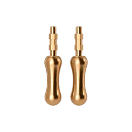 1.8mm Stem Hourglass Zamac Cosmetic Applicator for Lip Gloss & Concealer