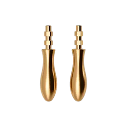 1.8mm Stem Teardrop Zamac Cosmetic Applicator for Lip Gloss & Concealer