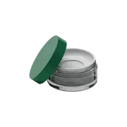2.6oz / 77ml AS Straight Sided Loose Powder Mesh Sifter Jar