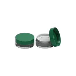 2oz / 62ml AS Straight Sided Loose Powder Mesh Sifter Jar