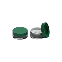 2oz / 62ml AS Straight Sided Loose Powder Sifter Jar