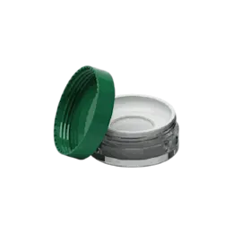 2oz / 62ml AS Straight Sided Loose Powder Jar with Small Mesh Sifter