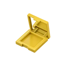 4.7g Single-Pan Square ABS & AS Powder Compact with Mirror
