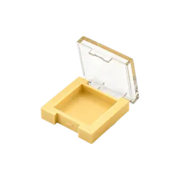 2.9g Single-Pan Square ABS & AS Compact with Transparent Lid